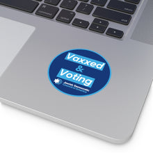 Load image into Gallery viewer, Vaxxed &amp; Voting Sticker