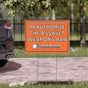 Assault Weapons Ban Sign
