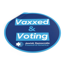 Load image into Gallery viewer, Vaxxed &amp; Voting Sticker