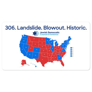 306. Landslide. Blowout. Historic Sticker