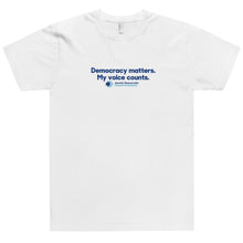 Load image into Gallery viewer, My voice counts T-Shirt