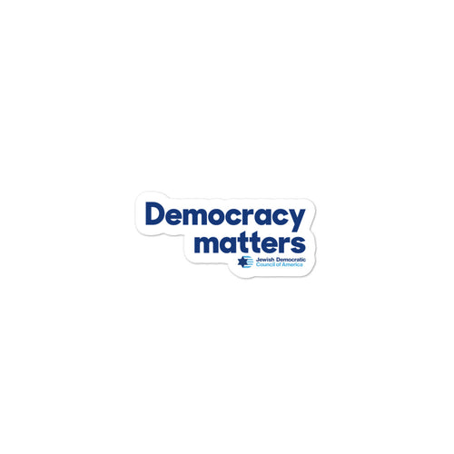Democracy Matters Sticker