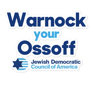 Warnock your Ossoff Sticker