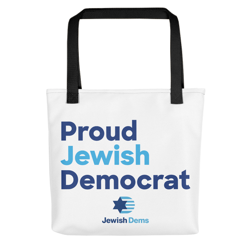 Proud Jewish Democrat Tote Bag