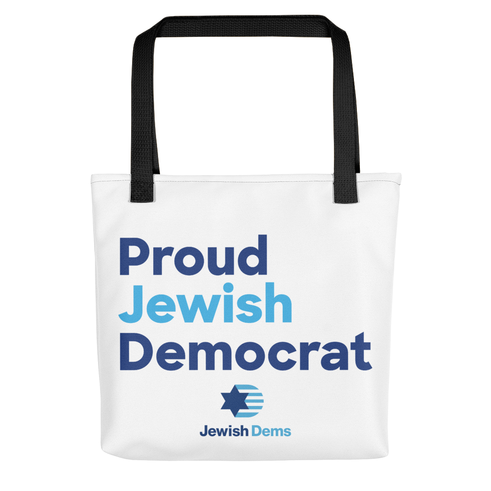 Proud Jewish Democrat Tote Bag