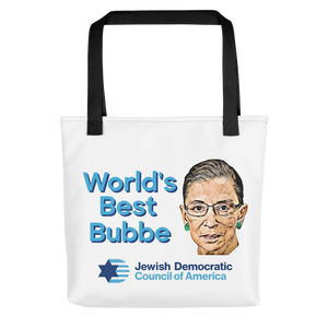 World's Best Bubbe "RBG" Tote Bag