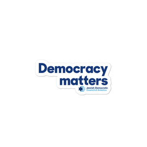 Democracy Matters Sticker