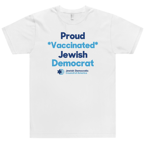 Proud Vaccinated Jewish Democrat T-Shirt